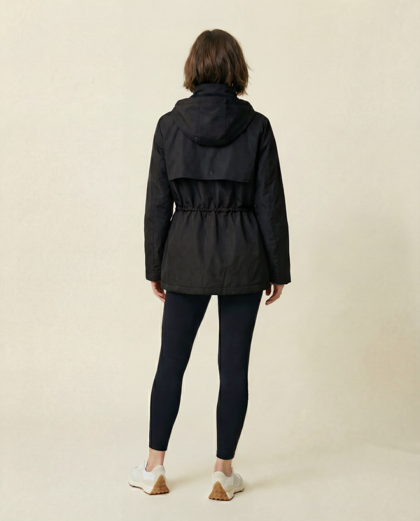 Barnett Women's Black Hooded Parka