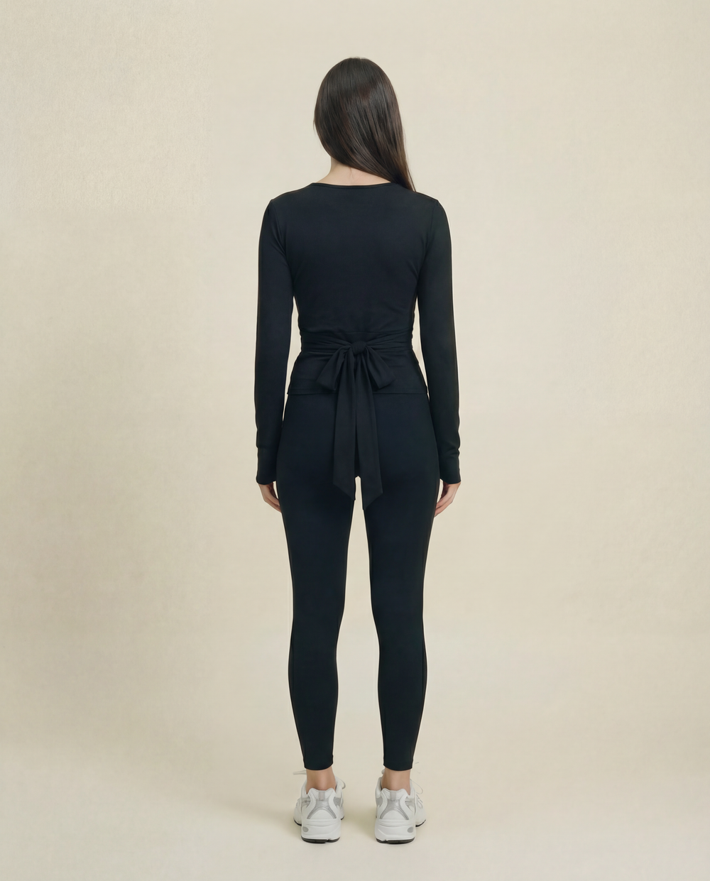 Bex Women's Black Wrap Ballet Top