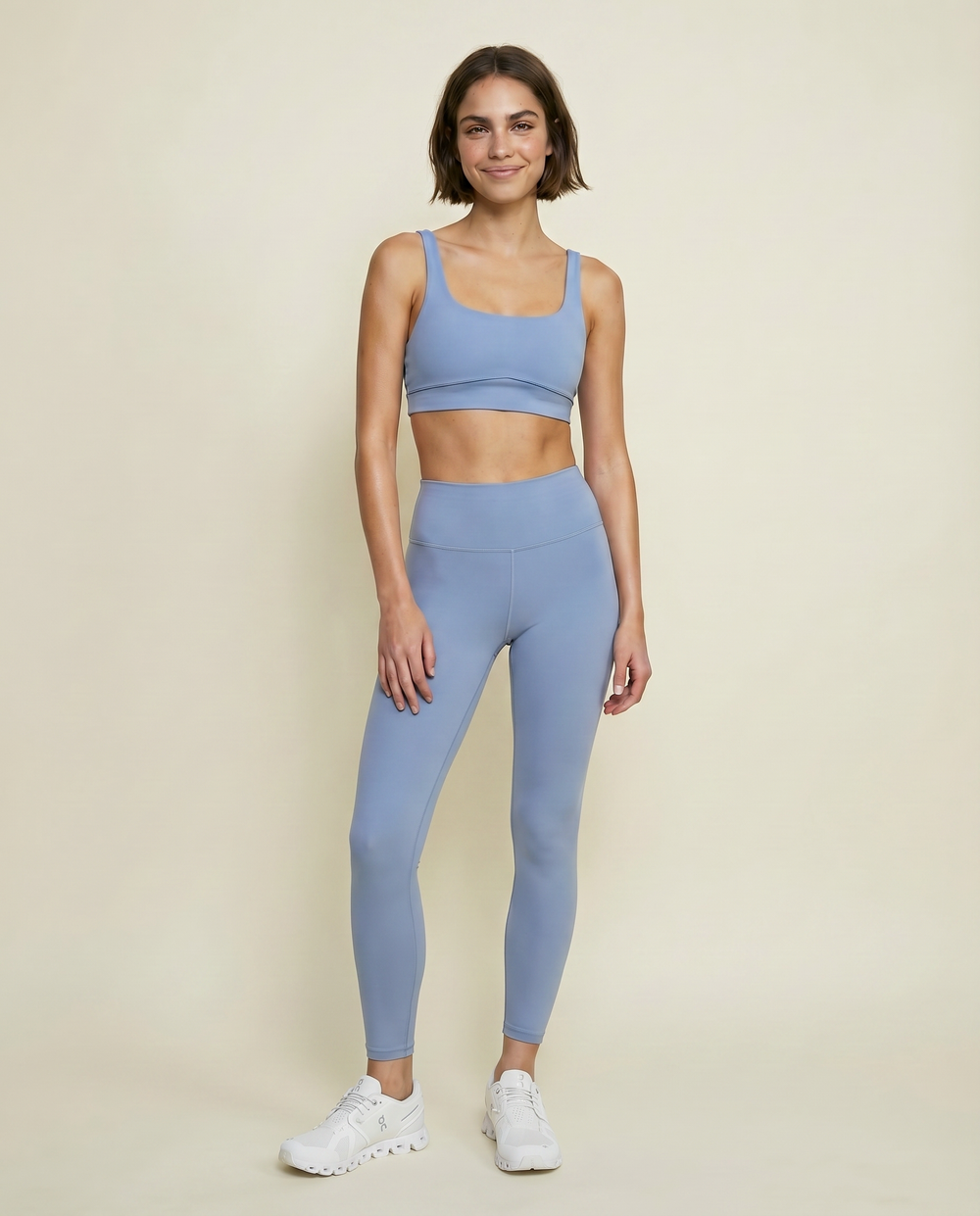 Sculpt Scoop-Neck Light Blue Sports Bra PRE-ORDER
