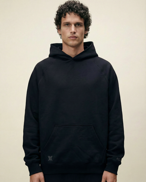 The Park Men's Unisex Oversized Black Hoodie - * PRE-ORDER