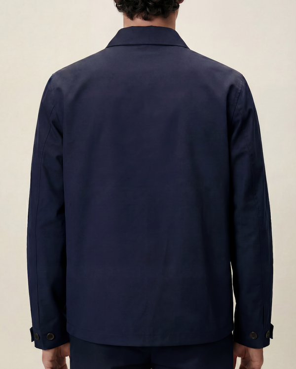Barnett Men's Dark Navy Blue Waterproof Jacket