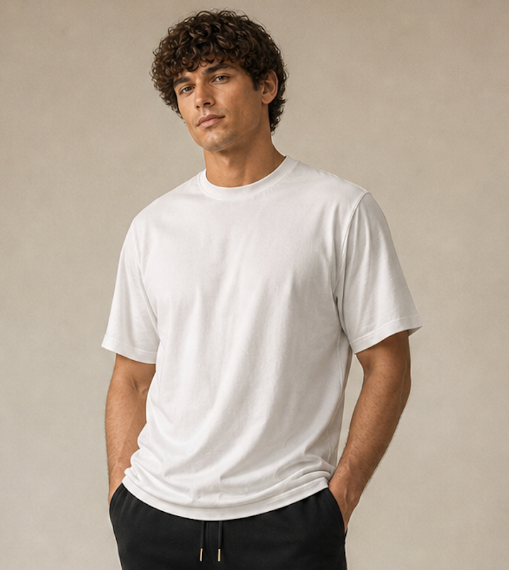 Mens Super Soft White T-Shirt -  PRE ORDER