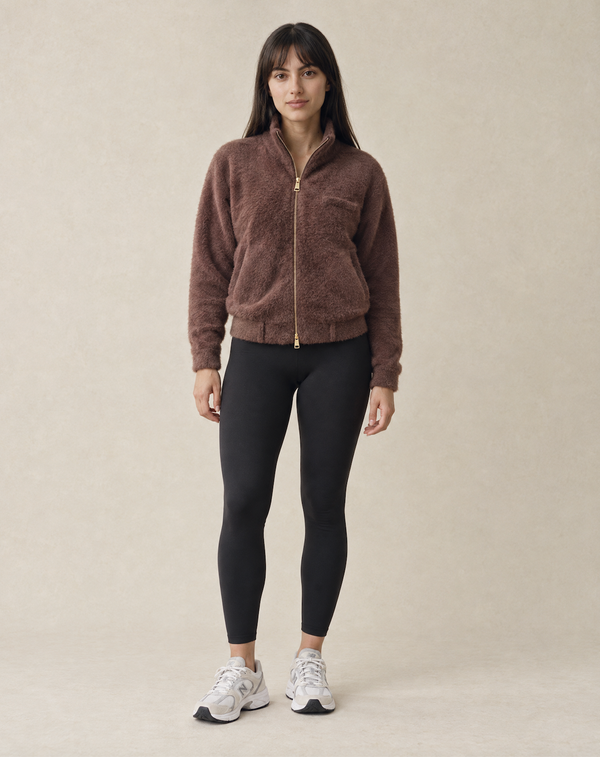 Everyday Emma Women's Brown Double Zip Cardigan - PRE- ORDER*
