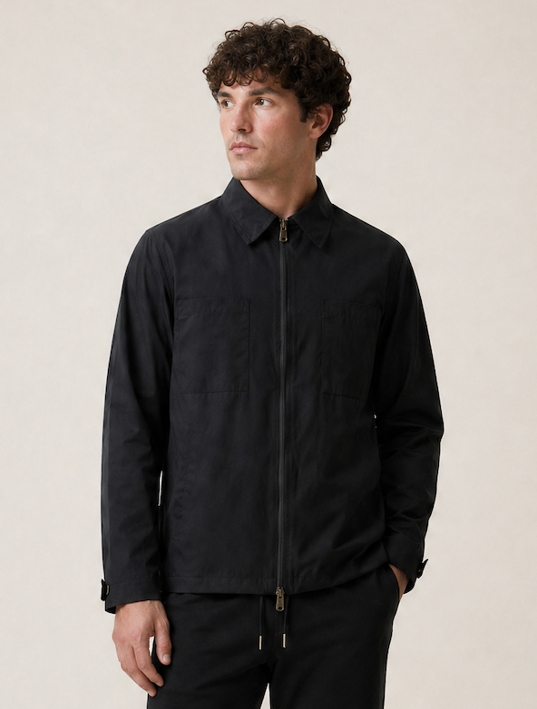 Barnett Men's Dark Navy Blue Waterproof Jacket