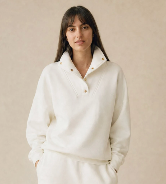 White Women's Tracksuit Top *PRE-ORDER