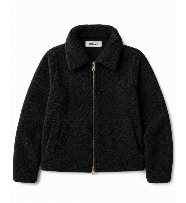 Lightweight Women’s Fleece Jacket with Gold Zip