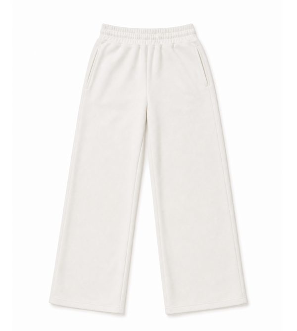 Women's OFF White Wide Legged Tracksuit Bottoms