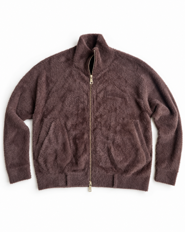 Everyday Emma Women's Brown Double Zip Cardigan - PRE- ORDER*