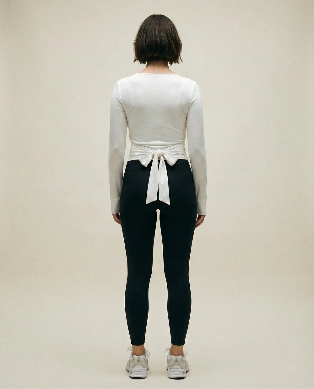 Bex Women's White Wrap Ballet Top